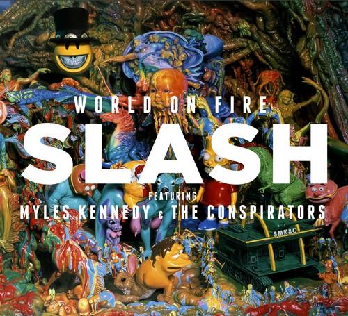 Slash france world on fire septembre 2014 roadrunner ron english art conspirators