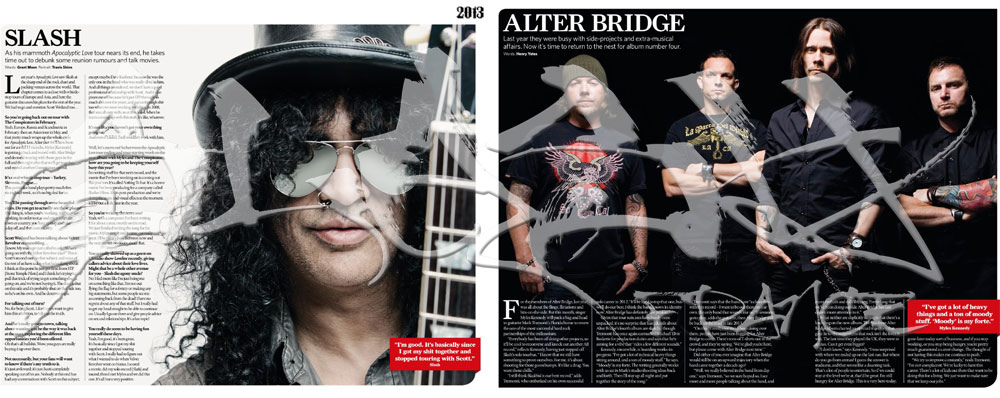 Slash france classic rock magazine fevrier 2013 alter bridge