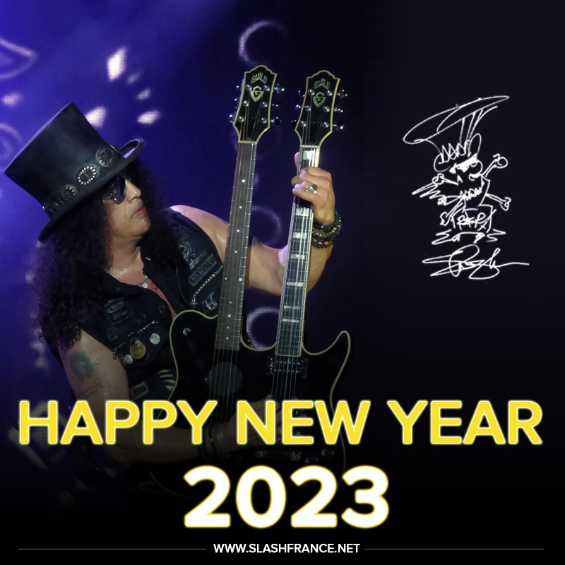 Slash france happy new year 2023 bonne année