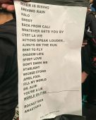 Concert solo 2024 0304_tokyo setlist2