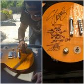 Slash france From Classic to rock benefit charity guitar signature