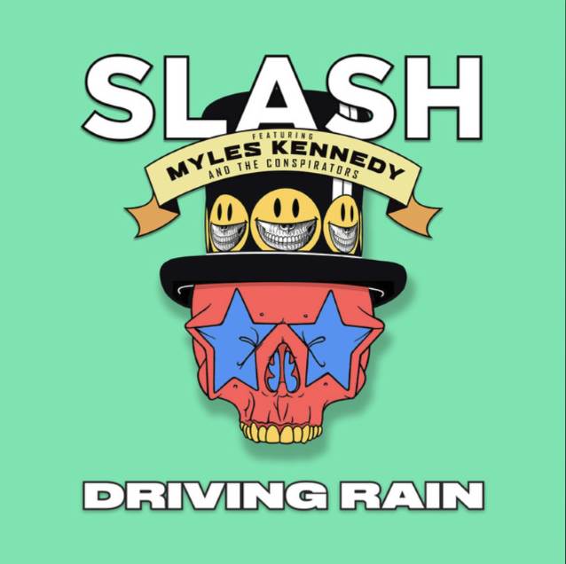 Slash france driving rain myles kennedy conspirators single living the dream 2018 cover