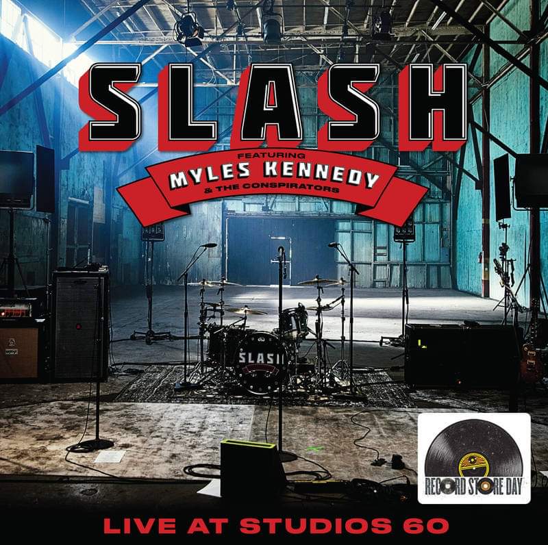Slash france live at studios 60 2 lp bmg 2250 usa exemplaires limited record store day june 18 juin 2022 smkc 4 myles kennedy conspirators