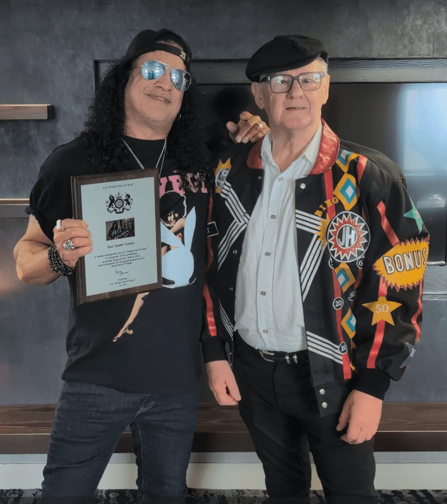 Slash pinball uk hall of fame 2026 price award