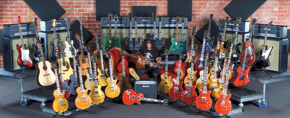 Slash france 221 guitar collection 1.92 millions dollar gibson les paul