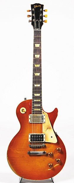 Gibson les paul Slash signature sunburst 1958 2017 aged