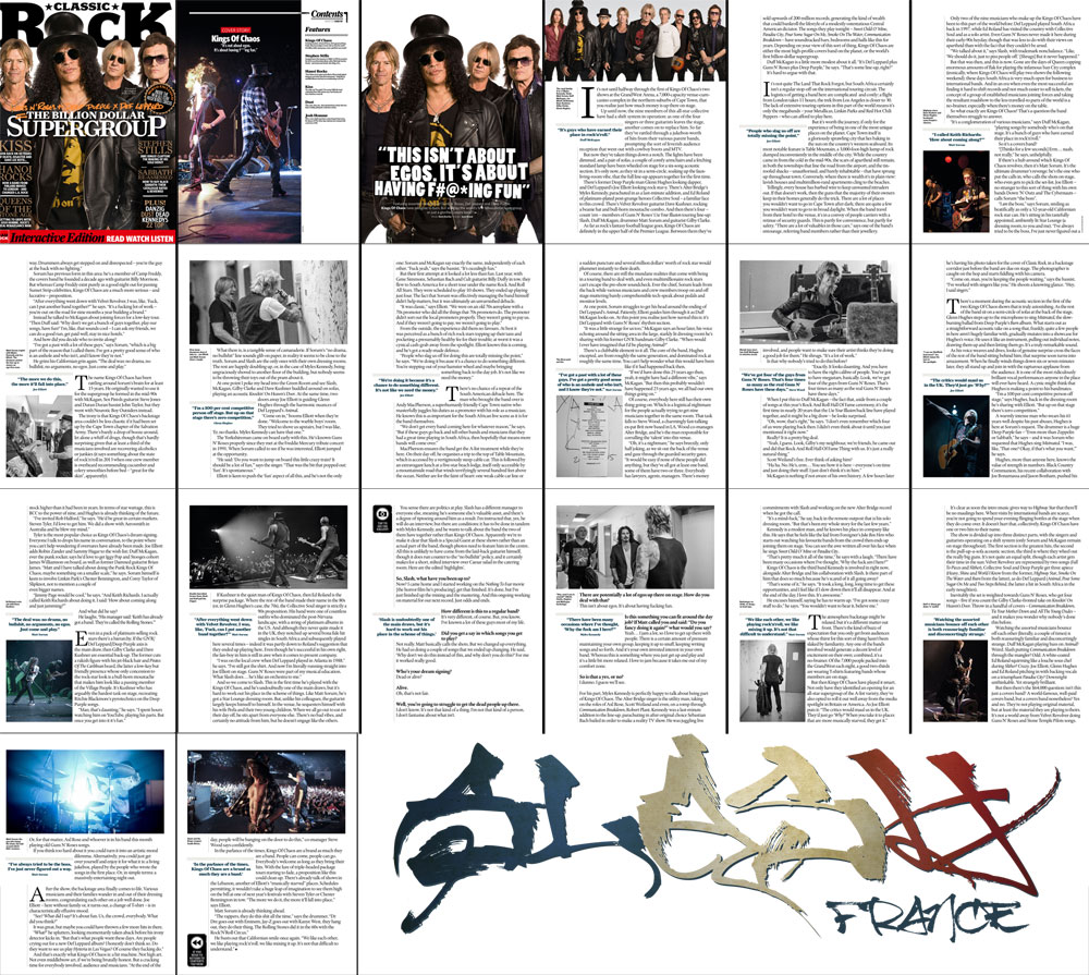 Slash france classic rock magazine kings of chaos september 2013
