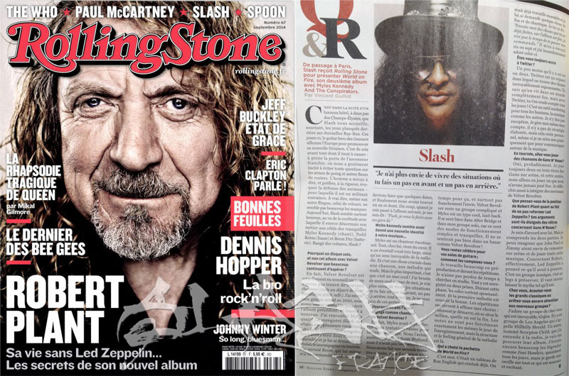 Slash france septembre 2014 rolling stone world on fire interview
