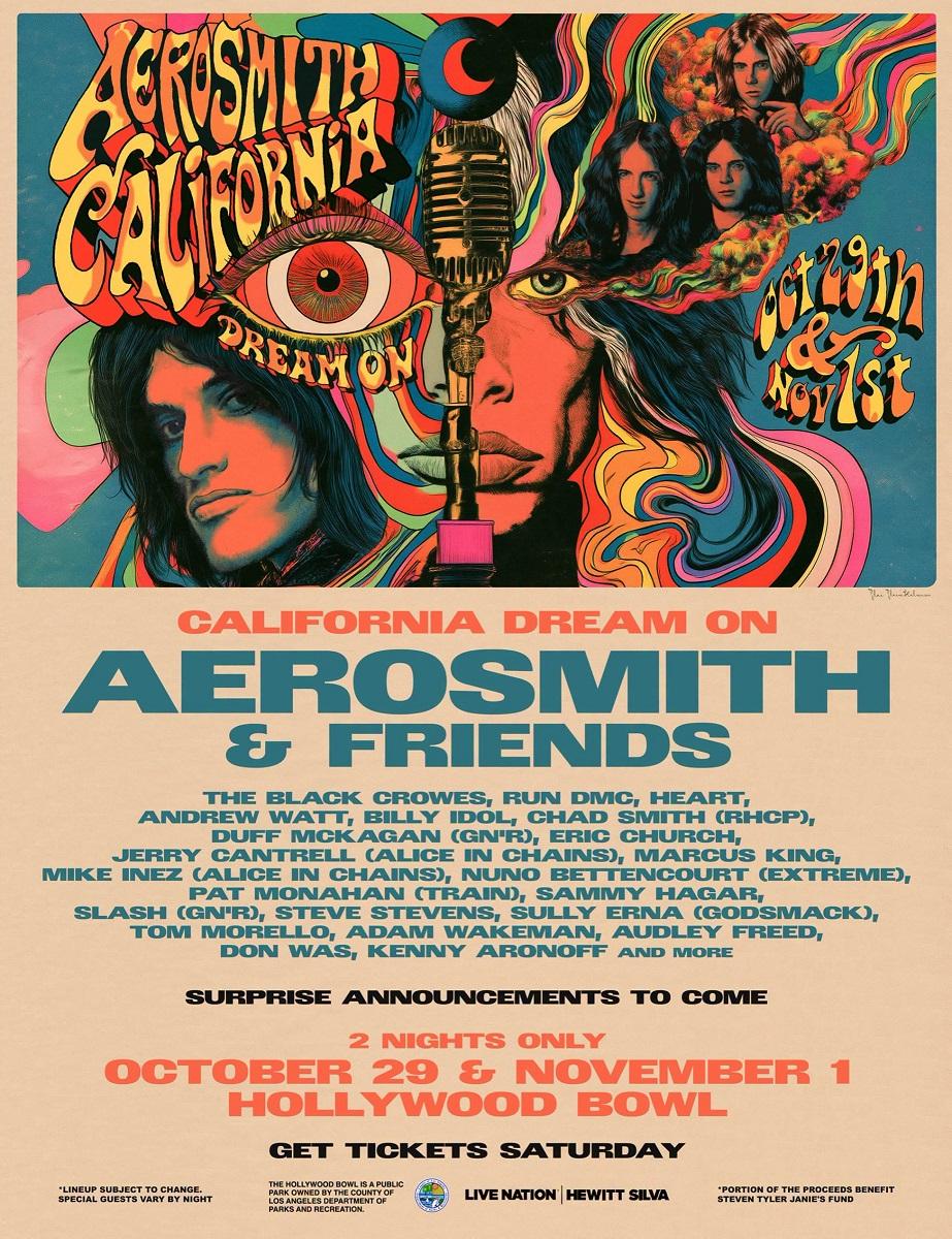 slash france aerosmith and friends 2026 hollywood bowl duff