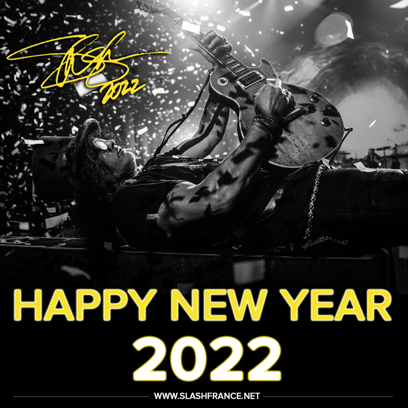 Slash france bonne année 2022 happy new year