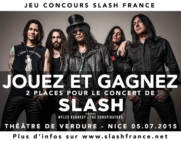 Slash concours theatre de verdure nice world on fire tour 2015 conspirators