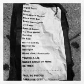 Concert solo 2012 0928_chicago setlist