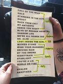 Concert solo 2019 20190222_paris setlist.