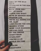 Concert solo 2019 20190223_bruxelles setlist