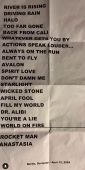 Concert solo 2024 0415_berlin setlist