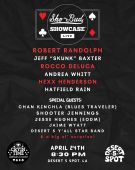 Slash solo 2025 0424_sho_bud_showcase poster